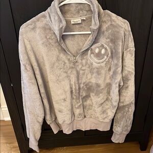 Mighty Fine Gray Quarter-Zip Pullover